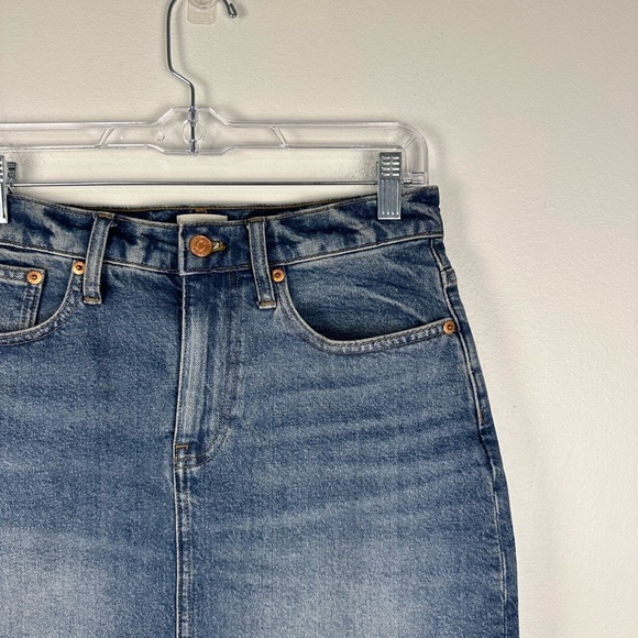 J.Crew Denim Mini Skirt Re-imagined 5 Pocket Light Wash Women’s Sz 26 - Picture 4 of 7